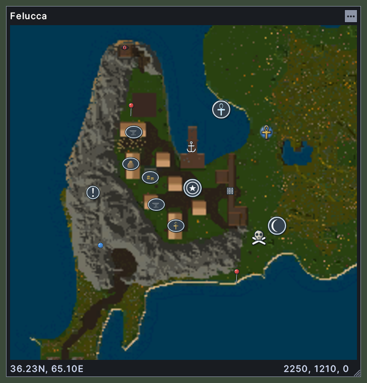 Map, large